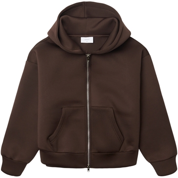 Grunt Hebona Scuba Zip Cardigan Brown